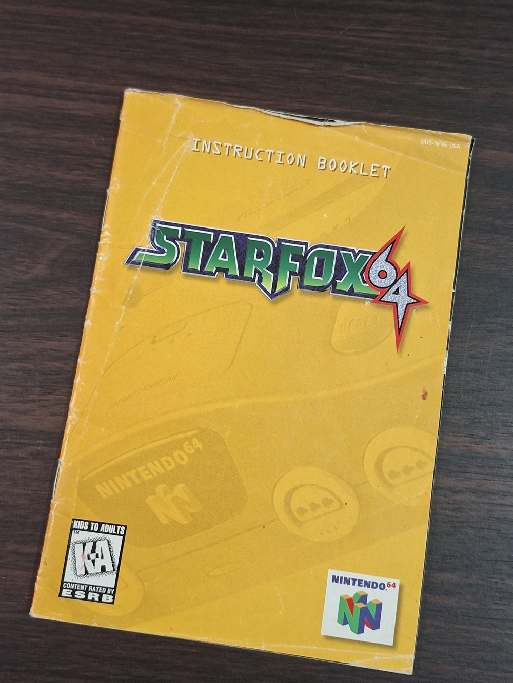 BEST OFFER? Nintendo Star Fox 64 Manual